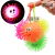 Small Luminous Hairy Ball Luminous Hedgehog Elastic Flash Hairy Ball Vent Ball Children's Toys Wholesale