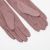 Winter Spring Universal Cartoon Rabbit Ear Printing Spot Warm Monochrome Brown Full Rim Frame Gloves