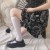  Calf Socks Classic Versatile JK Black and White Knee-High over the Knee Internet Celebrity Same Style Socks