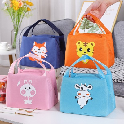 Lunch Bag Hand Carry Heat Preservation Bag Office Worker Aluminum Foil Thickening Lunch Bag Female Student Lunch Bag Refrigerated Lunch Box Bag