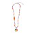 European and American Simple Ins Style Bead Clavicle Necklace Bohemian Vacation Style Smiley Flower Necklace