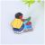 Professional Customization Cartoon Badge Company Logo Badge Badge Cartoon Color Printing Stamping Golden M Badge Customization