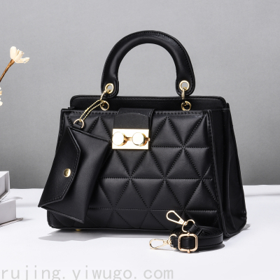 Pure colour Trendy elegant Women's tote Bags  Factory Direct Sales fashion Crossbody Bag 14321