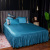 Washed Silk Four-Piece Set Lace Embroidery Bed Skirt Bed Sheet Tencel Bedding Spring and Summer New