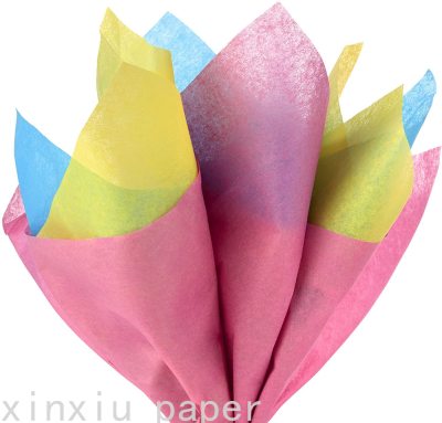 Colorful Paper Sheet Tissue Paper Factory Direct Supply China Export Bag Stained Paper Card Paper