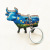 Creative Environmental Protection Wooden Souvenir Scenic Spot Souvenir Double-Sided Color Printing Cow Keychain Pendant Key Chain