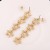 Five-Pointed Star Long Earrings New Cross-Border European and American Personalized Simple Multilayer Diamond Earrings