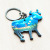 Creative Environmental Protection Wooden Souvenir Scenic Spot Souvenir Double-Sided Color Printing Cow Keychain Pendant Key Chain