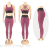 New Design Sense Bra Cropped Pants Set Gym Yoga Clothes Running Yoga Pants Sportswear Yoga Suit