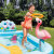 Intex57161 Crocodile Park Slide Park Pool Inflatable Children's Swimming Pool Bath