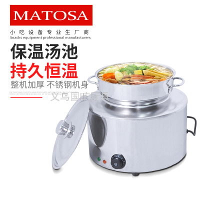 Single-Head round Warm Tank FY-BO-1 Commercial Electric Heat-Preserving Tub Tank Food Tank Stove Warm Stew Pot