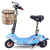 Manufacturer One Piece Dropshipping Little Dolphin Electric Car Men's and Women's Two-Wheel Folding Scooter Adult Small Bicycle