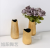 Gold Plating Ceramic Vase Dried Flower Hydroponic Flower Arrangement Vase Living Room and Sample Room Decoration Home Jewelry Decoration