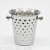 Stainless Steel Hammer Pattern Ice Bucket Party Gathering Cooling Champagne Beer with Handle Point Ice Bucket
