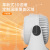 Outdoor Super Warm Big White Small Sun High-Power Desktop Warm Air Blower Household Large Wind Shaking Head Heater