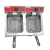 Electric Fryer with Double Cylinders and Double Sieves FY-12L-2 Commercial Frying Pan Deep Fryer Fried Chicken Wing Chicken Leg French Fries Equipment