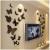 Three-Dimensional Butterfly Mirror Stickers TV Background Room Decoration Stickers