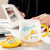 New Cute Cartoon Ceramic Cup with Cover Spoon Girls Mug Super Cute Puppy Pattern Breakfast Milk Cup
