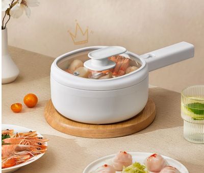 Electric Caldron Hot Pot Household Multi-Functional Integrated Wok Student Dormitory Cooking Noodles Small Mini Small Electric Pot