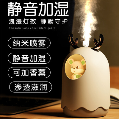 USB Humidifier Household Desk Small Aroma Diffuser New Cute Pet Office Car Humidifier