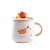 Cartoon Hand-Painted Crab Mug with Cover Spoon Office Tea Coffee Ceramic Cup Creative Personal Cute Water Cup