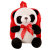 Korean Style Cute Plush Backpack Panda Children's Schoolbag Panda Toy Bags Children's Backpack Factory Wholesale