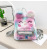 Cross-Border 2021 Autumn And Winter Children Plush Backpack Fashion Embroidery Cartoon Ins Baby Girl Kindergarten Backpack