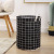 Self-Produced and Self-Sold Nordic Style Plaid Storage Box Laundry Basket Storage Containers Cotton Linen Pink Series Storage Basket Storage Bucket