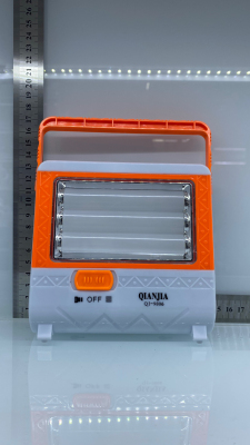 9806 Solar Charging Emergency Lamp Flashlight 18650 Battery USB with Power Bank Function.