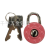 Qianyu Padlock Mini Small Lock Notebook Lock Piggy Bank Milk Box Open Lock Zinc Alloy Toy Lock