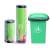 Four Seasons Lvkang Disposable Large Commercial Property Garbage Bag Thickened Extra-Large Black Solid Roll Plastic Bag