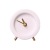 Simple Home Accessories Model Room Hotel Project B & B Entrance Display Natural Marble White Small Clock