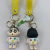 Cartoon Cute Crayon Small New Keychain PVC Soft Plastic Cartoon Doll Car Key Case Package Pendant Small Gift