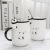 3D Animal Cartoon Panda Ceramic Cup Creative with Cover Spoon Mug for Couple Breakfast Coffee Cup Gift