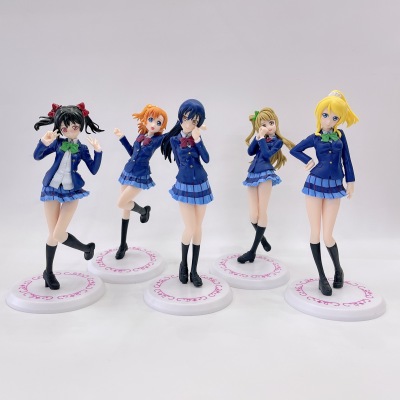 5 Campus Idol Diary Pretty Girl Love Live Hand-Made Toy Doll Model Doll Ornaments