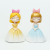 8 Wishing Rainbow Princess Birthday Cake Decoration Cute Teenage Girls' Dolls Ornaments