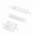 Zinc Alloy Label Factory Direct Sales Customized Stainless Steel Gasket Metal Label Hardware Logo Luggage Boarding Bag Nameplate