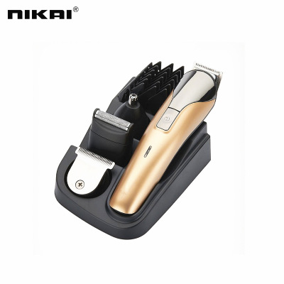 Cross-Border Hot Sale Electric Hair Clipper Adult Shaver Nasal Knife Multifunctional Barber Scissors Suit NK-1712