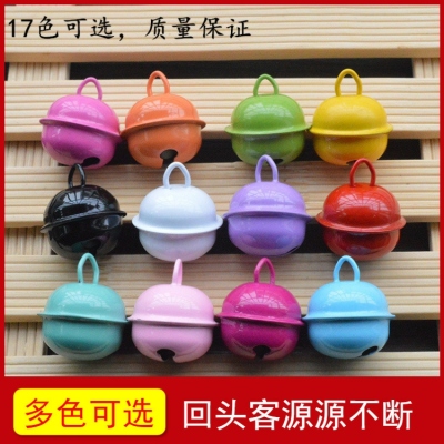 22mm Candy Color Paint Metal Little Bell Shape DIY Pet Bell Accessories Keychain Accessories Color Bell
