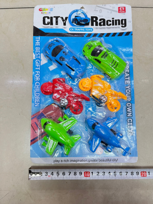 New Pull Back Car, Aircraft, Motorcycle Series Suction Plate Packaging