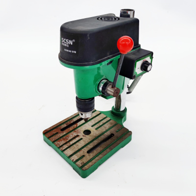 480W Production Drilling and Milling Machine Electric Drill Nail Rhinestones Small Household Industrial Grade 220V Desktop Small Drill Machine Copper