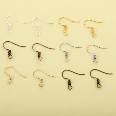 Handmade Antique Earrings Semi-Finished DIY Ornament Accessories Tassel Non-Bead Earrings Spring Small Ear Hook