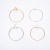 Simple Korean Style Hanger Earrings Spot All-Match Jewelry DIY Accessories Link Earrings Circle Earrings Accessories