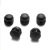 Supply All Kinds of Plastic Rope Buckle Spring Fastener School Bag Buckle Black and White Transparent Spot Can Be Color