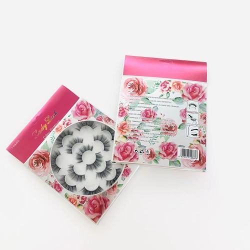  Pairs of Chemical Fiber False Eyelashes Natural Simulation Soft Long Eyelashes Multi-Layer 3D Three-Dimensional Comfortable Eyelashes 