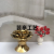2021 Foreign Trade Hot Sale Ceramic Flower Gold Plated with Saucer