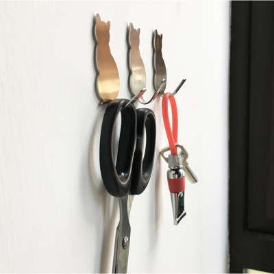 Daily Household Goods Hook behind the Wall Door Hanger Hook Stainless Steel Hook Viscose Hook Suit