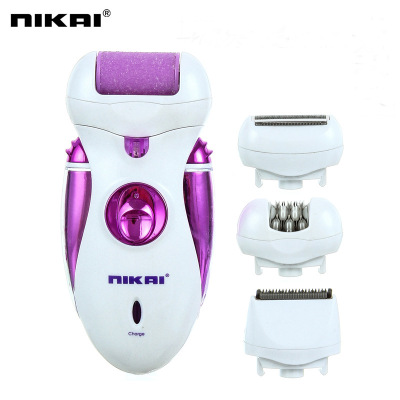 Cross-Border Hot Selling 4-in-1 Multifunctional Hair Remover Peeling Machine for Women Electric Hair Catcher Dual-Purpose Charging and Plug-in 7668