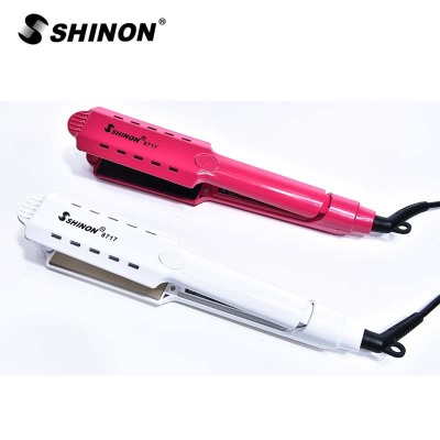 Cross-Border Two-in-One Hair Straightener Corn Hair Curler Thermostat Hair Straightener Hair Straighter Panel Can Be Replaced 8717