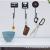 Minimalist Japanese and Korean Industrial Style Creative Home Nail-Free Retro Hook Bathroom Kitchen Door Rear Adhesive Clothes Hook